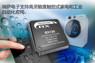 瑞薩電子擴充RX130 MCU產品線，助力觸控式家電與工業自動化通訊產品升級